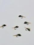 Olive Green Hot Spot Perdigon Nymphs - Size 18
