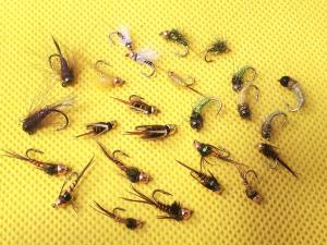 Tungsten Bead Trout Nymphs - 25 Pack