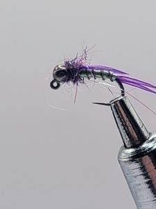 Purple Euro Trout Flies - Size 16 Nymphs (6 Pack)