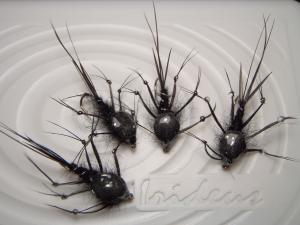 Irideus Black Reel Leggy Stonefly Nymph