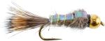 Gold Ribbed Hare's Ear Trout Flies - Dozen Size 12