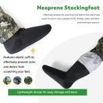 UNISPO Camo Breathable Stockingfoot Fishing Waders XL