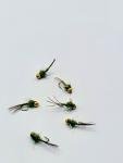 Olive Pheasant Tail Nymph Trout Flies Size 18