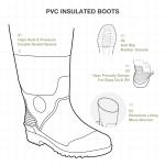 HISEA Insulated Neoprene Chest Waders for Fishing