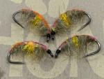 Orange Czech Nymphs Size #8 - 4 Pack