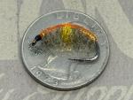 Orange Czech Nymphs Size #8 - 4 Pack