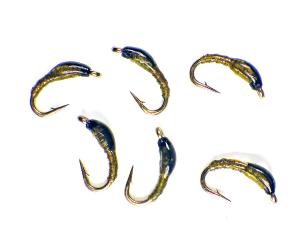 Olive Baetis Nymphs for Trout Fishing