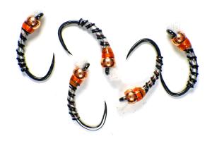 Mark's Copper Top Tungsten Chironomid Trout Flies
