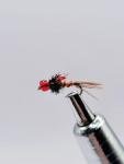 Red Bead Head Flashback Nymph Flies Size 18