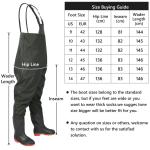 Waterproof Chest Waders with Boots for Fishing