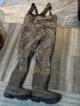 Cabela's Dry Plus Camo Shadowgrass Waders Size 10R