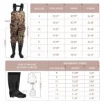 Waterproof Chest Waders with Boots for Fishing