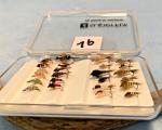 24 Unweighted Nymphs in Clear Storage Case