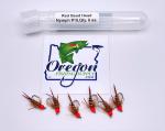 Red Beadhead Nymph Flies - Multiple Sizes Available