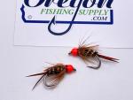 Red Beadhead Nymph Flies - Multiple Sizes Available