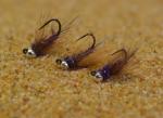 Tungsten Jig Head Euro Nymph Flies - 6 Pack