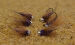 Tungsten Jig Head Euro Nymph Flies - 6 Pack