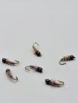 Rainbow Warrior Nymph Black Bead Head Trout Flies