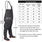 Waterproof Chest Waders with Boots for Fishing