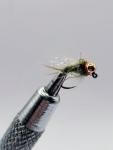 Olive & Orange Soft Hackle Trout Flies - Size 14