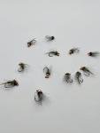Olive & Orange Soft Hackle Trout Flies - Size 14