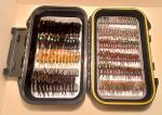 Spring Nymphs Fly Box with 144 Lures for Trout