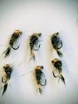 Hot Spot Euro Nymph Bead Head Trout Flies