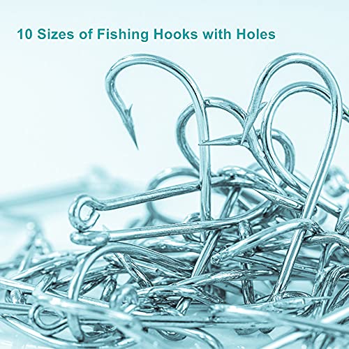 300 High-Carbon Steel Barbed Trout Fishing Hooks Boxed