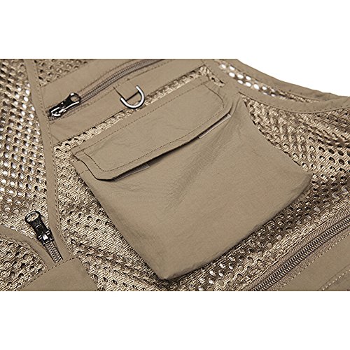 Ziker Men's Mesh Camouflage Fishing Vest Coat