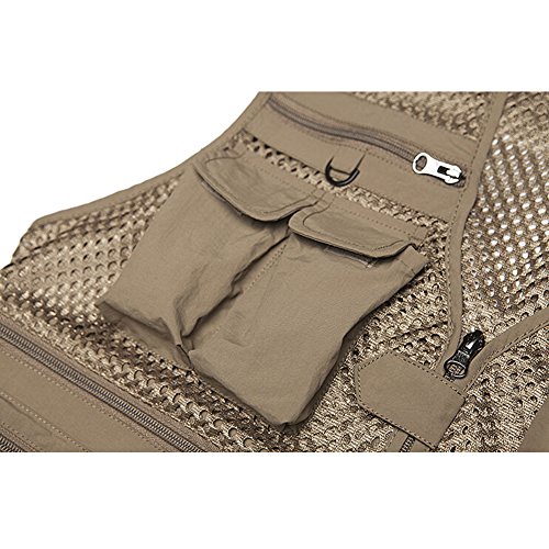 Ziker Men's Mesh Camouflage Fishing Vest Coat