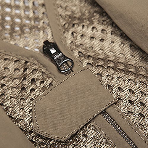 Ziker Men's Mesh Camouflage Fishing Vest Coat