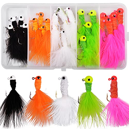 Mix Size Jig Heads for Bass Trout Fishing
