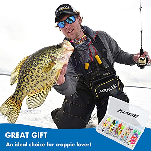 Trout Fishing Kit: PLUSINNO Ice Jigs + Tackle Box
