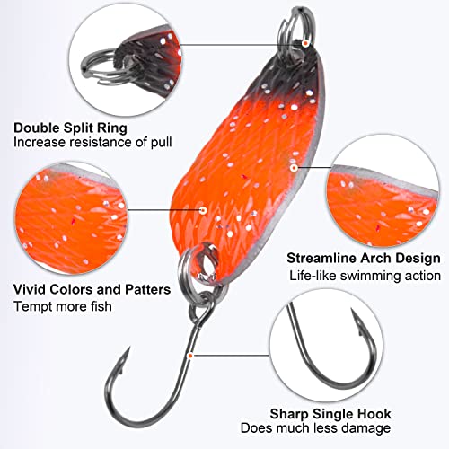 Trout Spoon Lure Set: Metal Baits for Trout