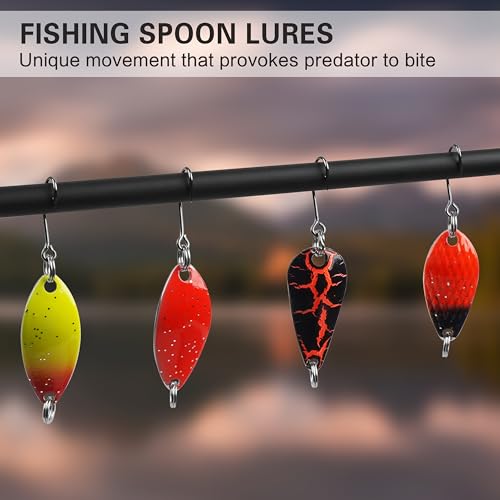 Trout Spoon Lure Set: Metal Baits for Trout