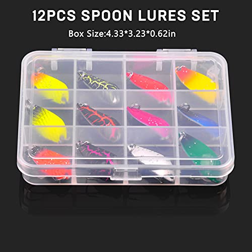 Trout Spoon Lure Set: Metal Baits for Trout