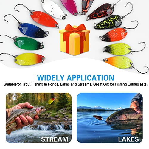 Trout Spoon Lure Set: Metal Baits for Trout
