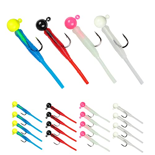 Trout/Panfish Soft Plastic Jig Heads Lure Kit