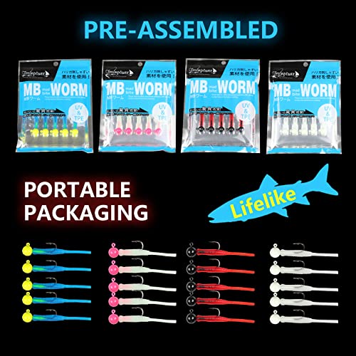 Trout/Panfish Soft Plastic Jig Heads Lure Kit