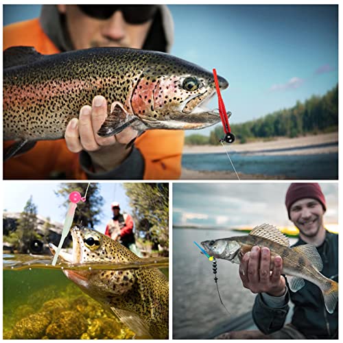 Trout/Panfish Soft Plastic Jig Heads Lure Kit