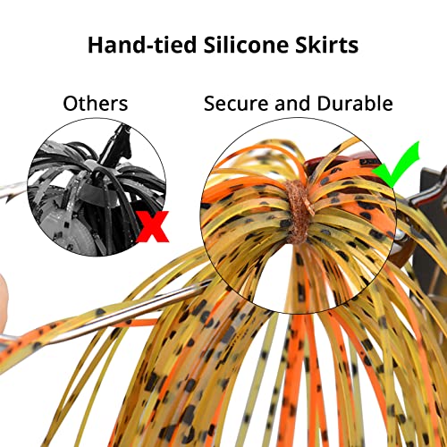 MadBite Bladed Jig Fishing Lures - 5 pc Kit