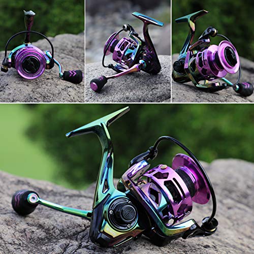 Sougayilang Colorful Ultralight Spinning Reel, High Speed