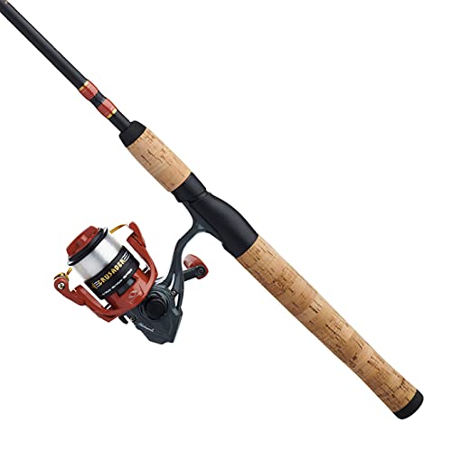 Shakespeare Crusader Trout Fishing Combo, Red/Black/Cork