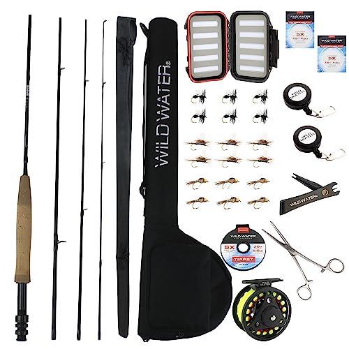 Wild Water Deluxe Trout Fishing Combo Starter Kit