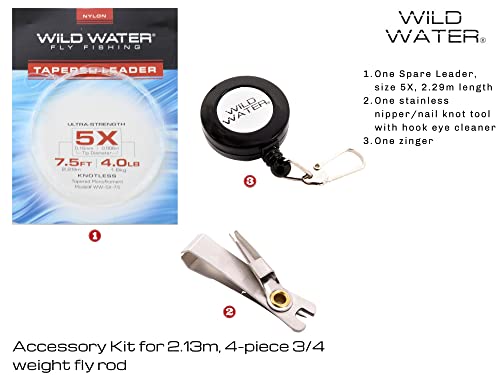 Wild Water Standard 3/4wt Fly Fishing Combo Starter