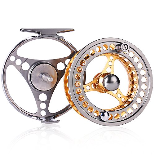 Large Arbor Fly Fishing Reel 2+1 BB in Alloy