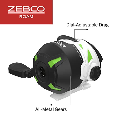 Zebco Roam Fishing Combo: Telescopic Rod, Anti-Reverse Reel
