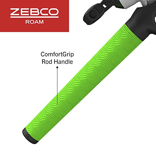 Zebco Roam Fishing Combo: Telescopic Rod, Anti-Reverse Reel