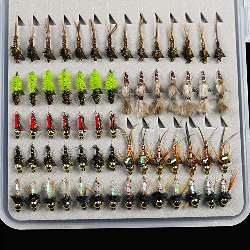 Ultra-Thin 133pcs Trout Fishing Fly Lures Assortment Box