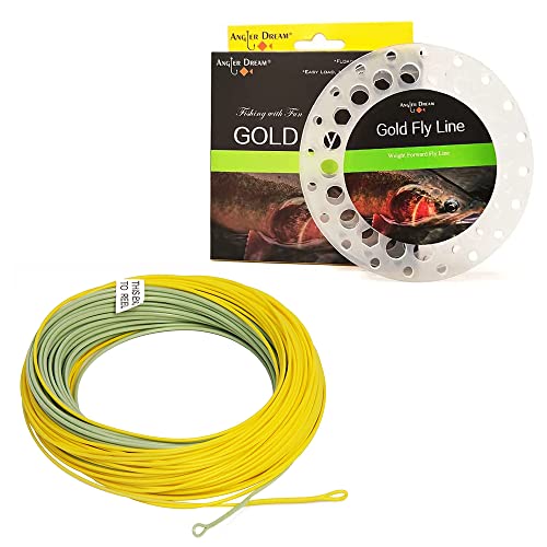 Gold Fly Line: 90FT Weight Forward Floating